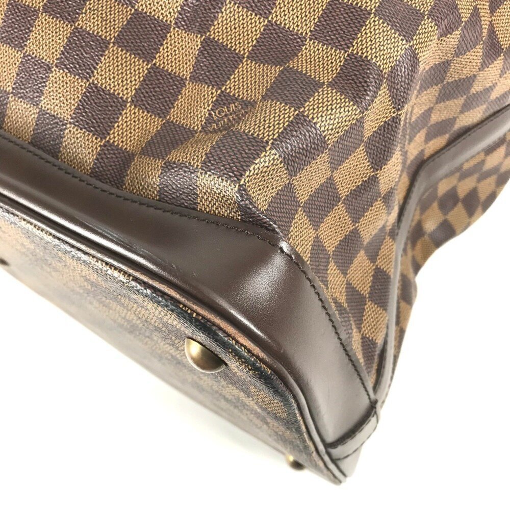 LOUIS VUITTON Authentic Brown Damier Canvas Boston Bag - Picture 6 of 14
